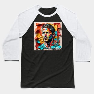 Paul Walker // Paper Art Baseball T-Shirt